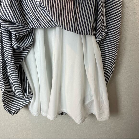 OLD NAVY Seersucker Striped Summer Dress Size M Tall - Picture 5 of 10